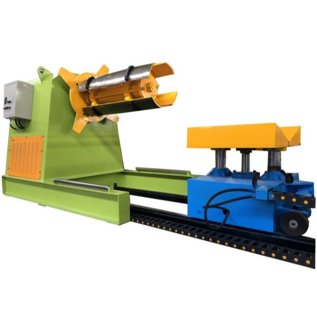 220V Steel / PPGI / Zinc Hydraulic Decoiler Easy Operation 1 Year Warranty