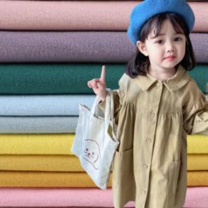 China 178GSM Brush Flannel Cotton Fabric Coat Thick 32SX16S 130X60 wholesale