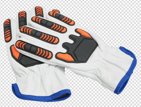 leather glove, Anti-impact Cut-resistant Cowhide Leather Glove, Cut-resistant