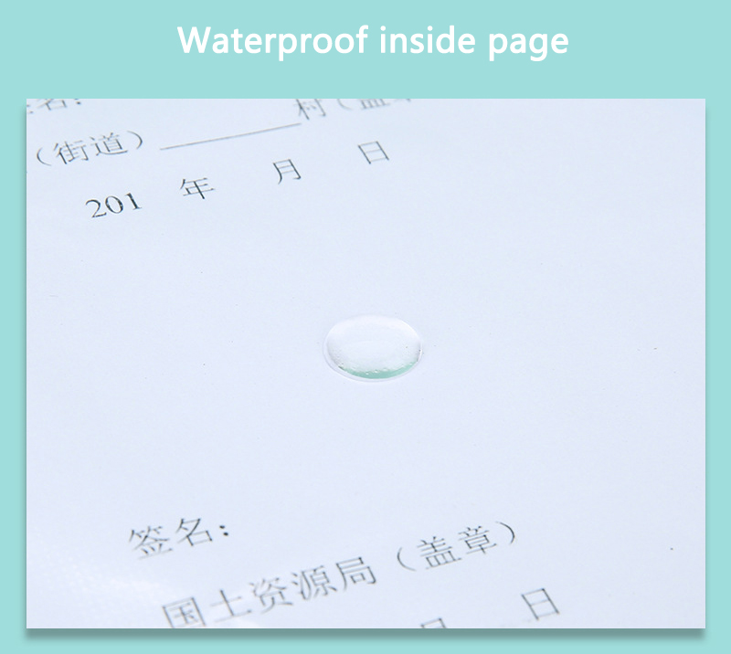 A4 Multi-layer Loose Leaf Student Test Paper File Folder for Office Stationery Supplies