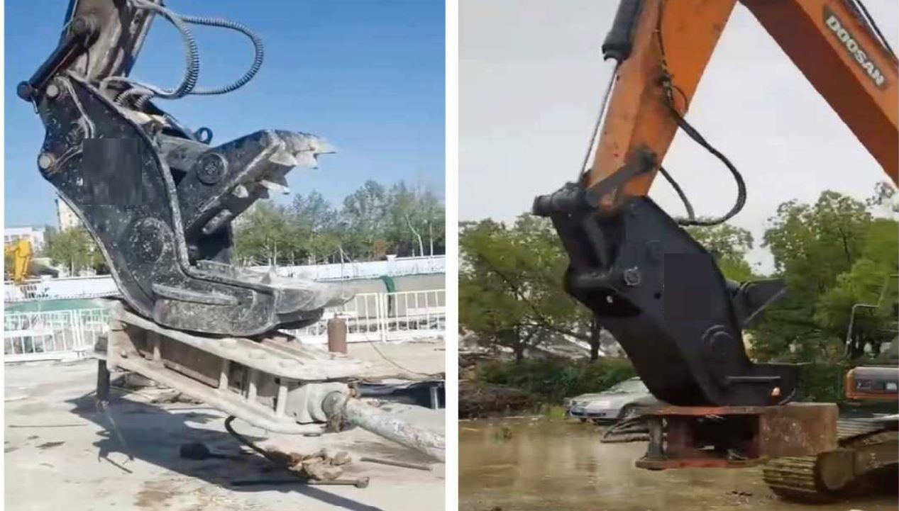 10-36 Ton 36o° Rotating Hydraulic Pulverizer Heavy Duty For Cutting Concrete