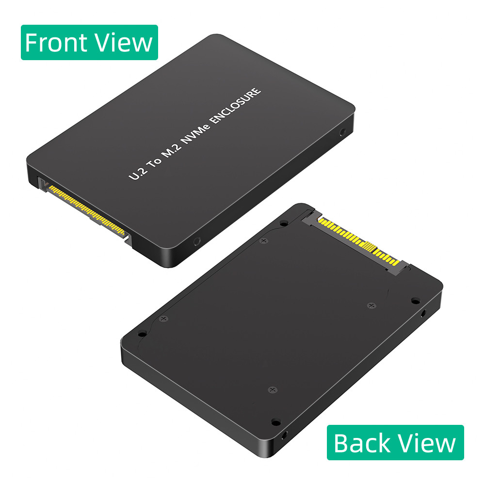 New Version M.2(NGFF) NVMe SSD to U.2 (SFF-8639) 2.5" SSD Adapter , Convert M.2 NVMe SSD to U.2 not for SATA, Black