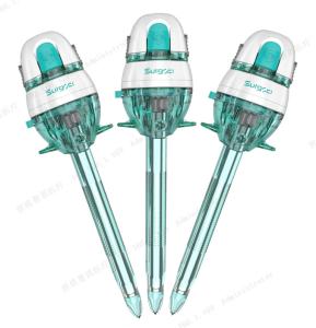 China 12mm Trocar Plastic Tip Surgical Instruments Disposable Optical Trocar 12mm wholesale