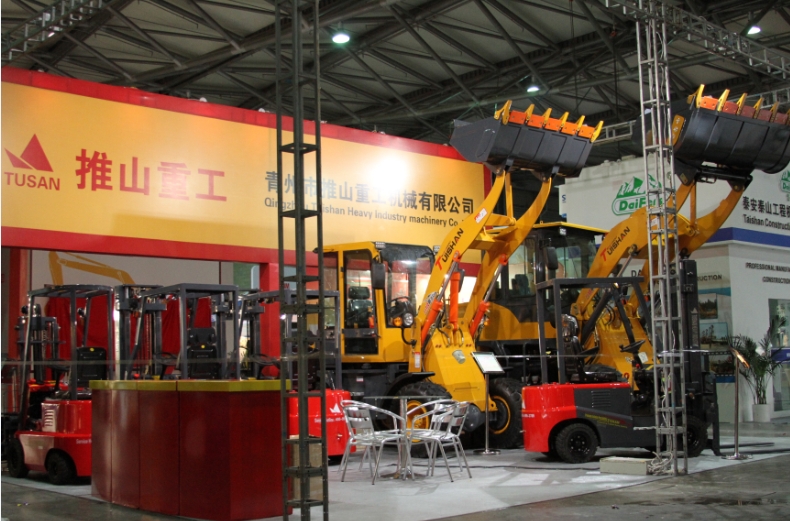 heavy construction equipment electric forklift with ce and iso approved