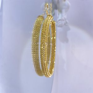 Chic Small Gold Plumeria Earrings