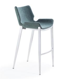 China Hotel High Seat 59x49x105cm Stainless Steel Counter Stool wholesale