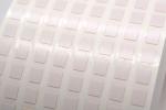 4mmx5mm Permanent Adhesive Label 1mil White Matte High Temperature Resistant