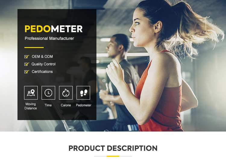 Wearable Pedometer Bracelet With Calorie Burn Tracker Lightweight Design