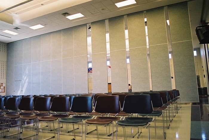 Interior Movable Sound Proof Folding Wooden Partition Wall For Function Room