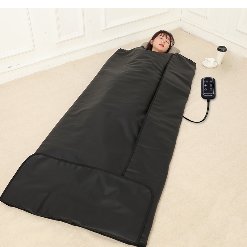 110V-240V Remote Control Color Customized Infrared Sauna Blanket for Slimming Detox