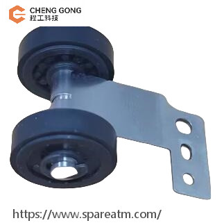 497-0517268-320 Fujitsu GSR50 Platform Double Rubber Wheel Assembly (Left) Fujitsu ATM Machine Spare Parts