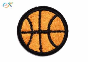 China Clothes Accessories Sports Iron On Embroidered Patches , Football Iron On Patch wholesale