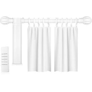China Electric Roman Curtain Track Set Art Aluminum Alloy Curtain Rod wholesale