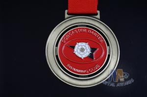 China Beautiful Flower Logo Custom Award Medals Anniversary Medallions 50mm Size wholesale