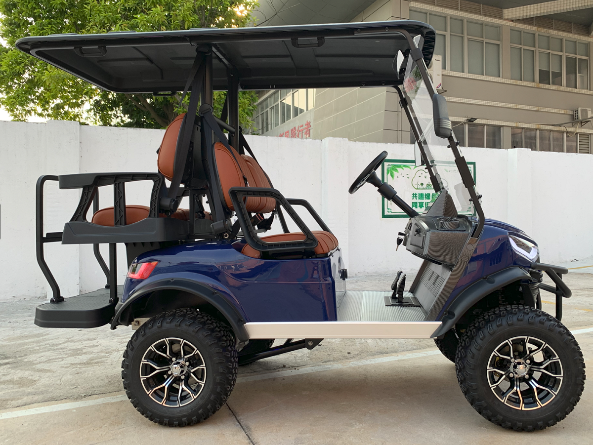 Equipped with Electromagnetic Parking System Private Mold Electric Lifted Golf Cart 4 Passenger Chinese Hunting Golf Carts