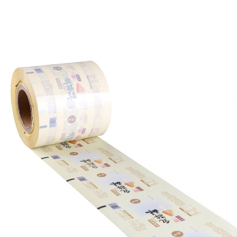 custom printed aluminum foil auto packing plastic rolls for food product