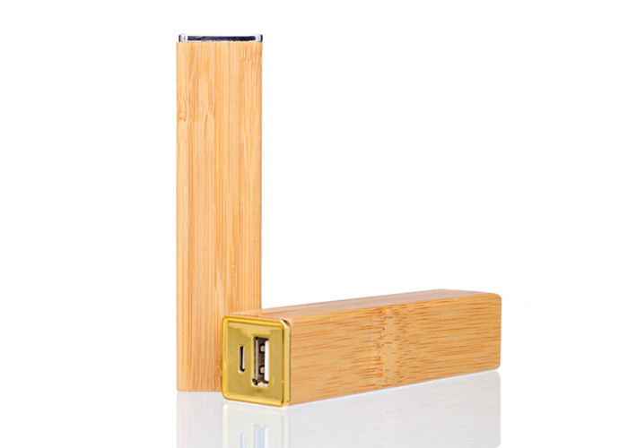 Portable Wireless Power Charger , 2600mAh Wood Appearance Square Power Bank