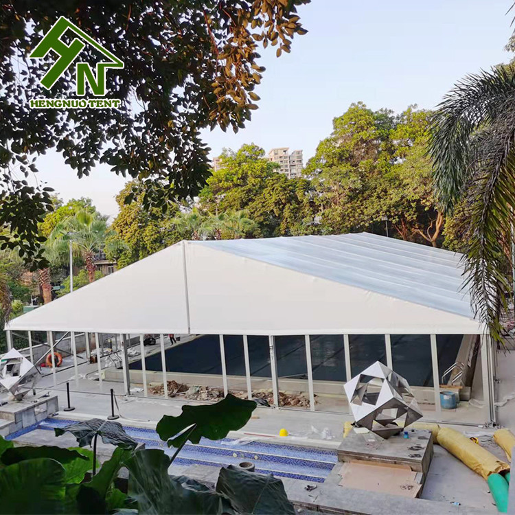 Storage Waterproofing Large Aluminum Frame Tent DIN4102 B1 M2
