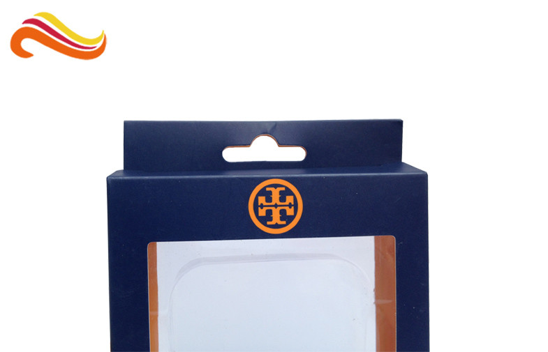 Coated Paper Card Board Packaging Boxes With Clear Window For Cellphone Case