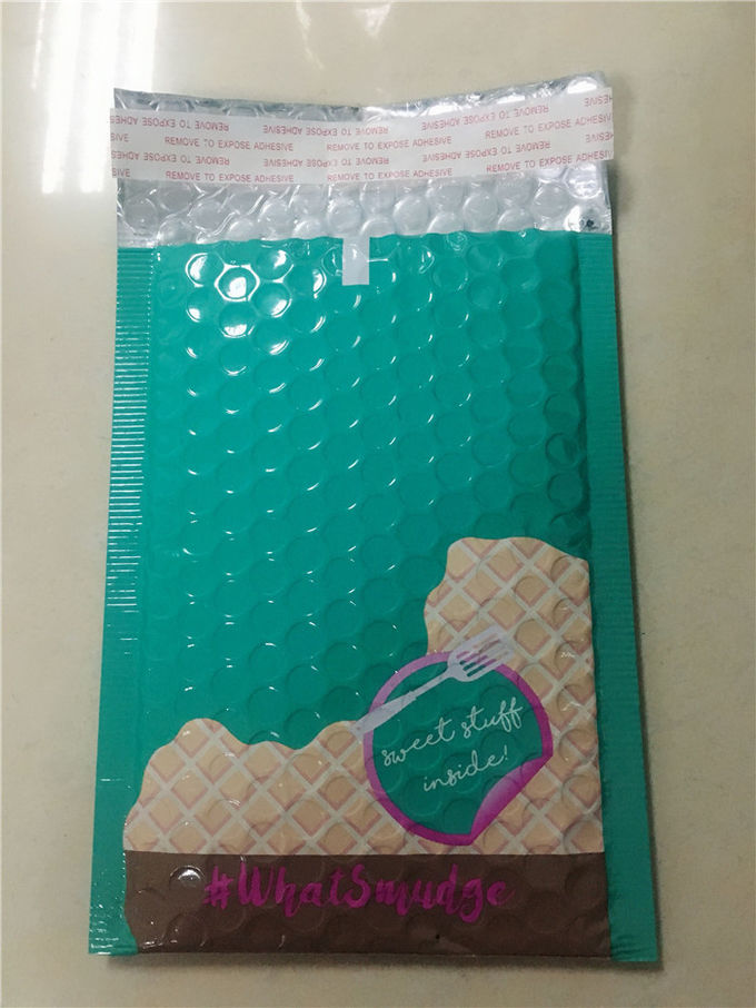 Lake Blue Metallic Bubble Mailers Padded Envelopes 145x210mm #C For Lipstick