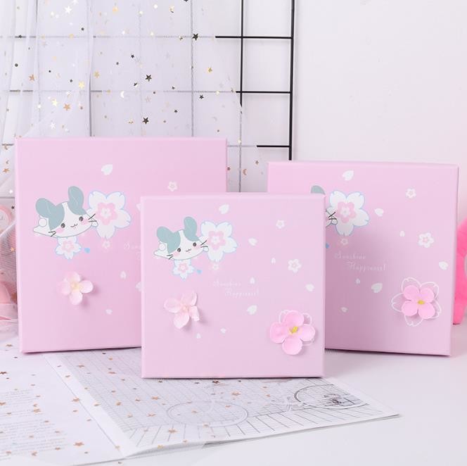 Magnetic Pop Up 1200g/sm Gift Box Packaging With Ribbon Closure