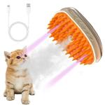 New Cute 3 In 1 Electric Spray Hair Removal Pet Grooming Comb Pet Steamy Brush