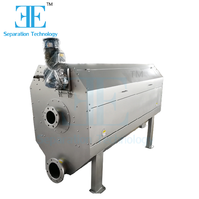 DN150 Inlet Flange Drum Filter Screen SUS304 Rotary Drum Fine Screen