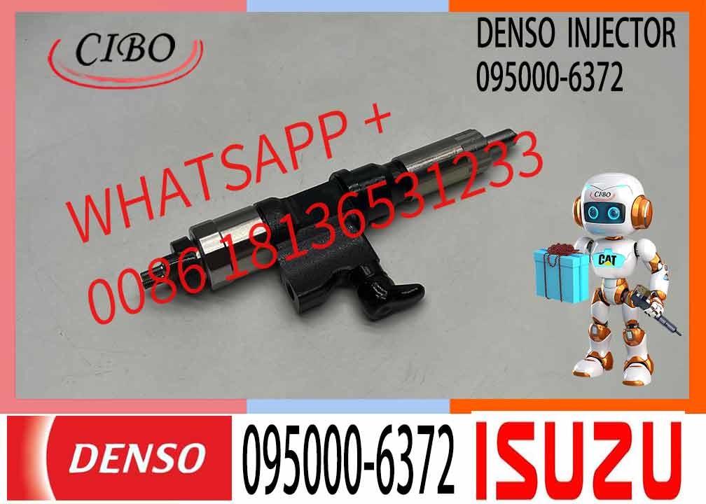 Good Quality Diesel Common Rail Fuel Injector 095000-6372 8-97609789-2 8-097609791-5 FOR ISUZU 4HK1 6HK1