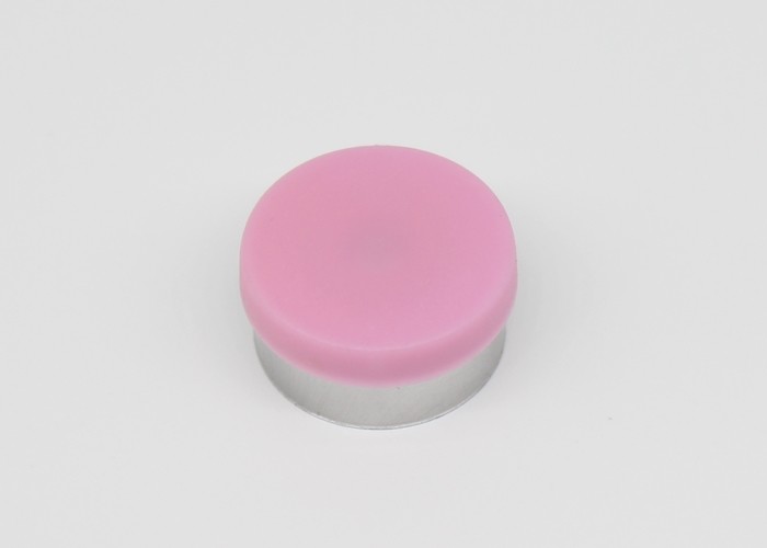 13mm Plane Pink Pharmaceutical Injection Glass Vial Flip Off Caps
