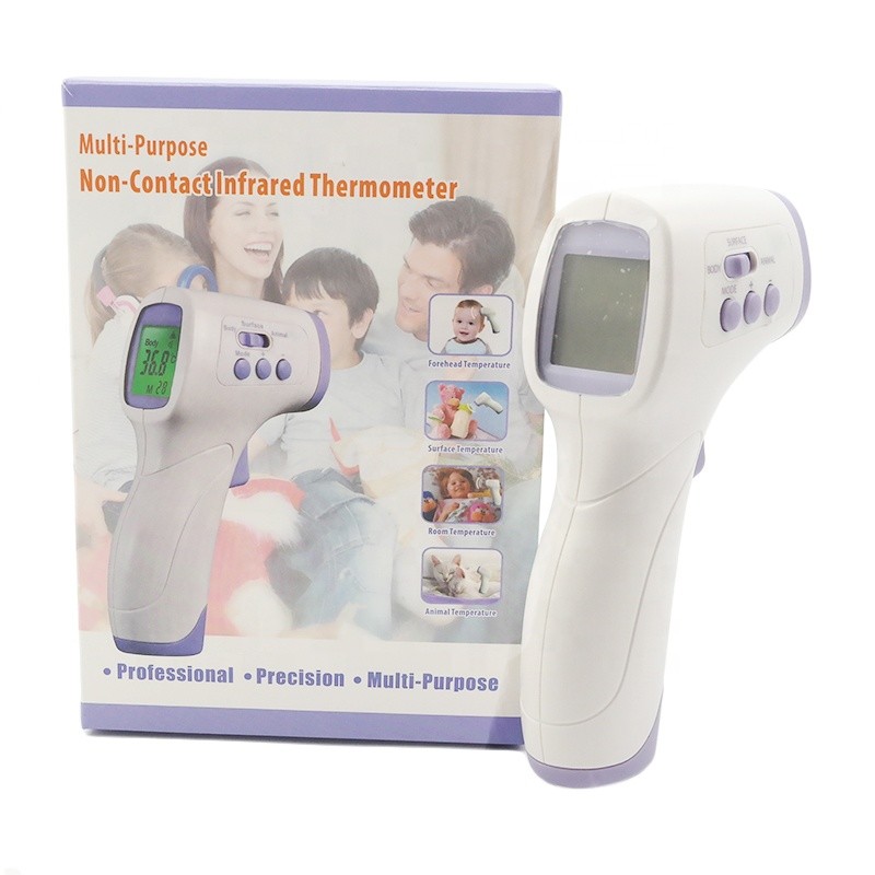 One Button Operation Non Contact Body Thermometer , Digital IR Infrared Thermometer