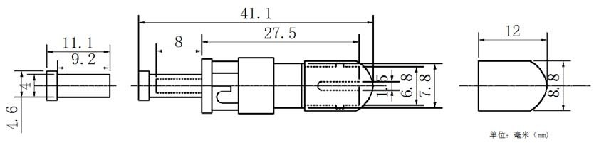 Male Female Fiber Optic Attenuator , Portable Fixed Optical Attenuator
