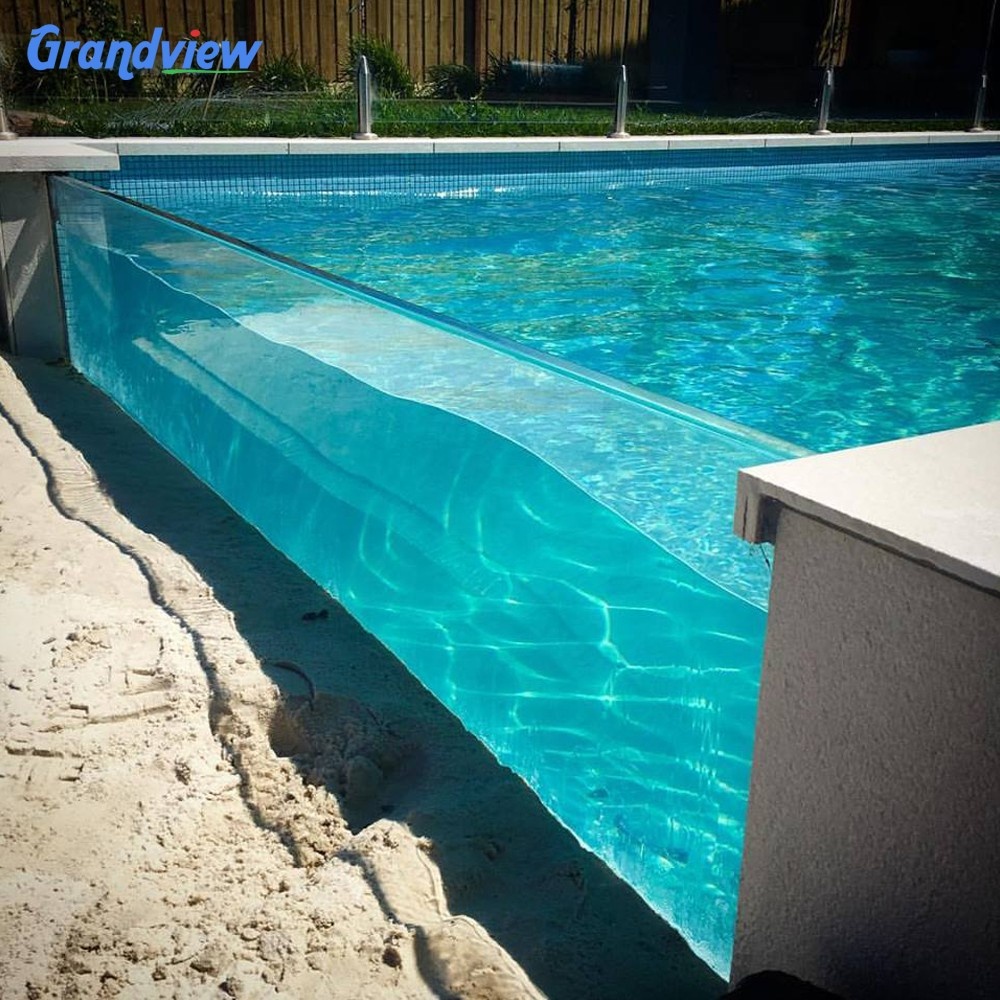 Acrylic Fiberglass Above Ground Sky Pool for Outdoor Luxury Oceanarium Experience