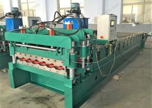 China PLC PPGI Metal Roofing Machine 50mm Ibr Roofing Sheet Making Machine wholesale