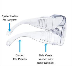 China Anti Droplet Splash Medical Eye Protection Over Glasses wholesale