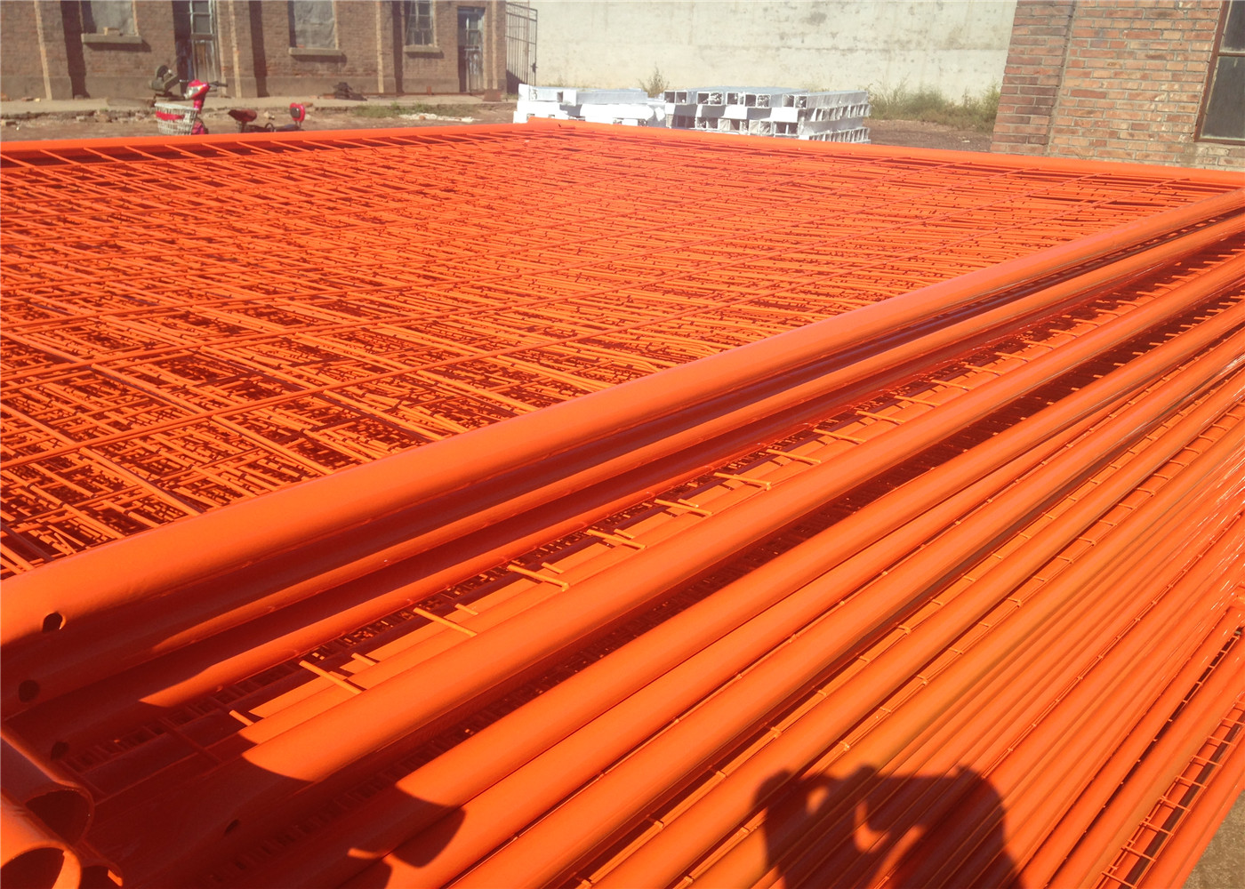 Customized Secure Temporary Fencing Construction Fence Panels 22.00kg