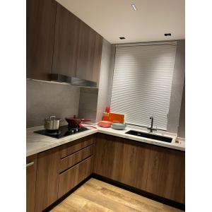 Melamine Modern Kitchen Cabinets Price Set For Apartment