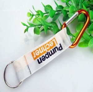 China Polyester short lanyard with aluminum Carabiner, metal bottle opener holder short lanyard wholesale