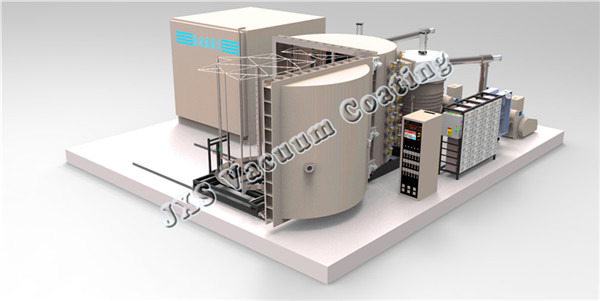 High Efficiency Stainless Steel Motorcycle Exhaust Pipe Tube Vacuum PVD Plating Machine For Rainbow Blue Color