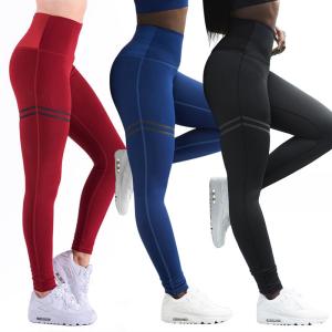 China Polyester Gym Yoga Pants Fitness Sport Leggings Tights Slim Running Sportswear Sports Pants wholesale