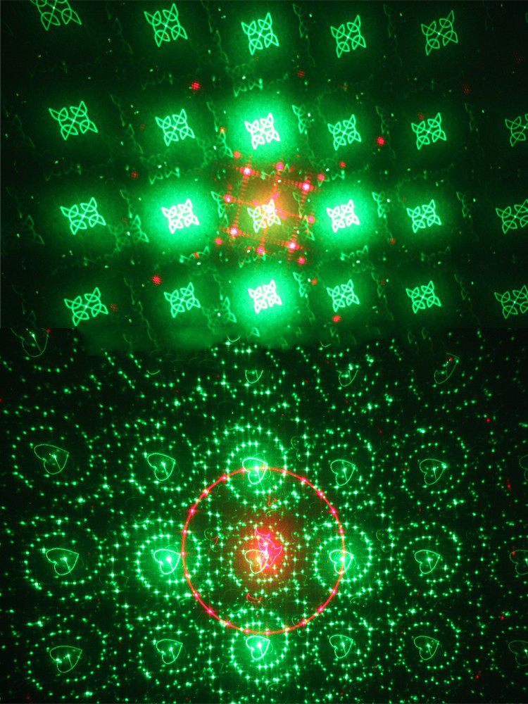 48 Patterns Stage Laser Light , Dj Strobe Lights With Aluminium Alloy Material