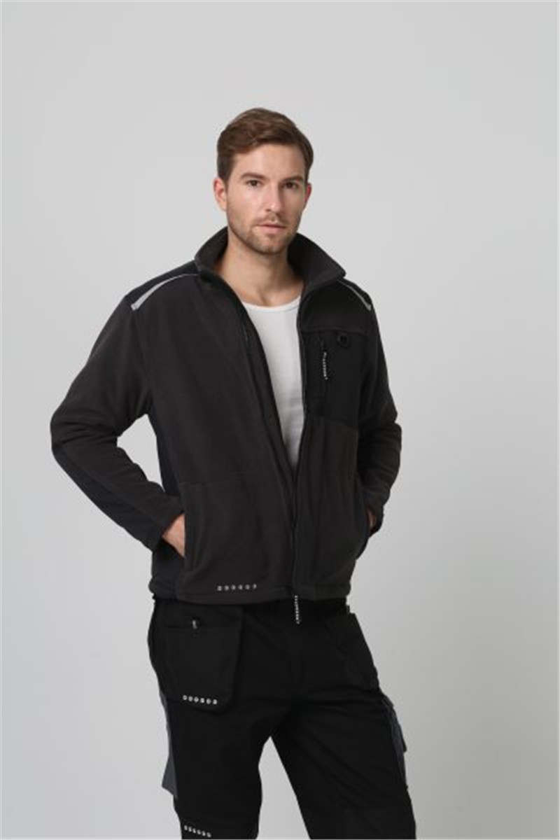 320gsm 100% Polyester Microfleece Winter Softshell with Velcro Fastener