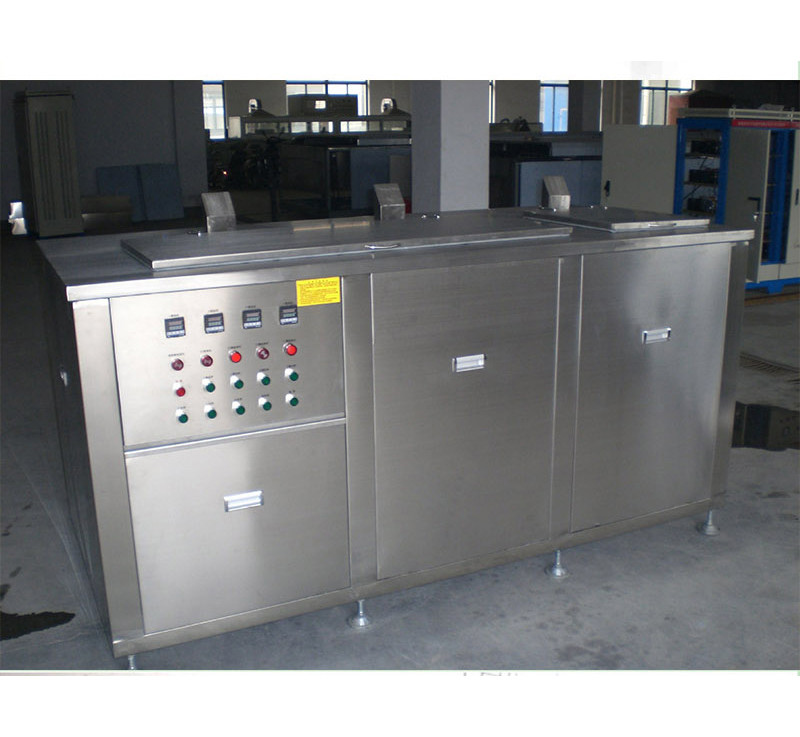 Metal Part Ultrasound Washing Machine Three Slots With Drying Function 96L