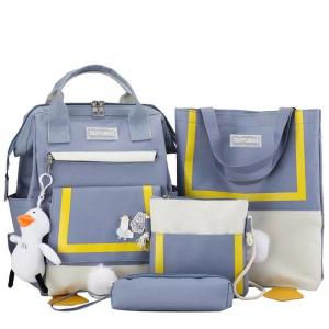 China 0.65 Inch Handbags Backpack Sets Outdoor Travelling 4 Piece Backpack Set Ladies wholesale