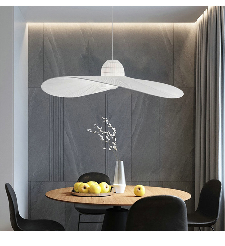 Modern Art Designer WhiteChandelier Living Bedroom Home Bar Straw Hat Chandelier(WH-MI-404)