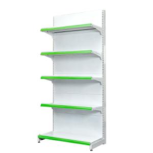 China Gondola Supermarket Display Shelves Wall Metal Grocery Store Retail Fixture wholesale