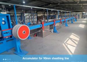 China 8KVA Horizontal Cable Accumulator Fiber Optic Cable Machine For Sheathing Line wholesale