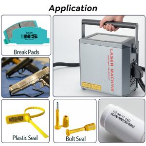 20W -100W Handheld Laser Marking Machine Portable Laser Coder Machine