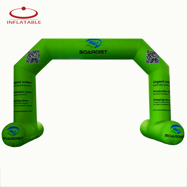 Outdoor Event Inflatable Finish Arch Waterproof With Custom Printing
