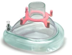 China Ergonomic Anaesthetic Face Mask , Disposable Medical Oxygen Mask wholesale