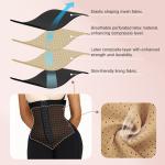 Women's Tummy Control Firm Compression Latex Butt Lifter Shapewear with Buttocks